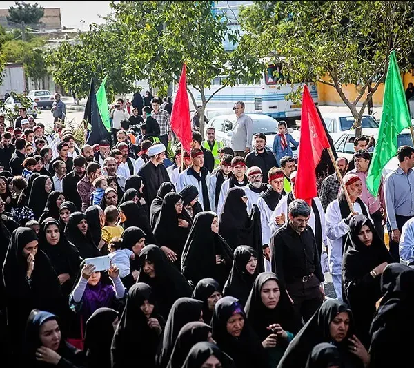 دسته عزاداری کاروان پیاده انصار الحسین مشهد