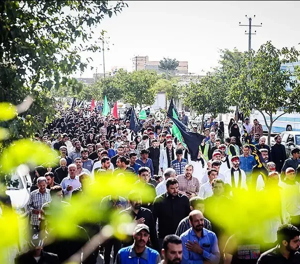 دسته عزاداری کاروان پیاده انصار الحسین مشهد