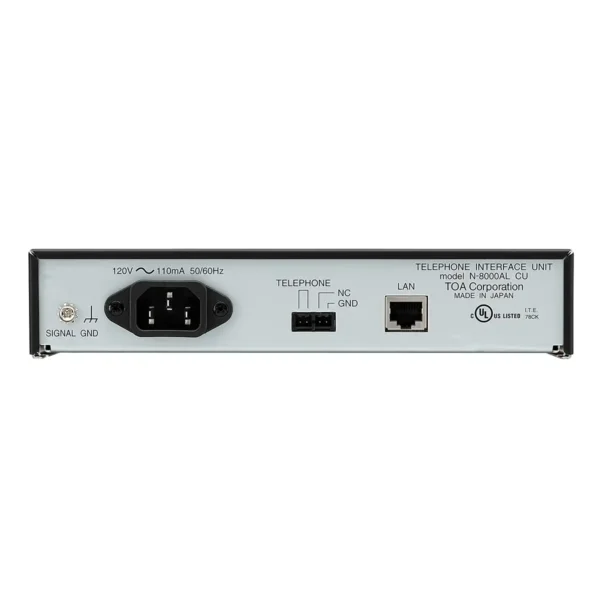 واسط صوتی TOA N-8000AL رابط تلفن برای سیستم اینترکام تحت شبکه N-8000AL