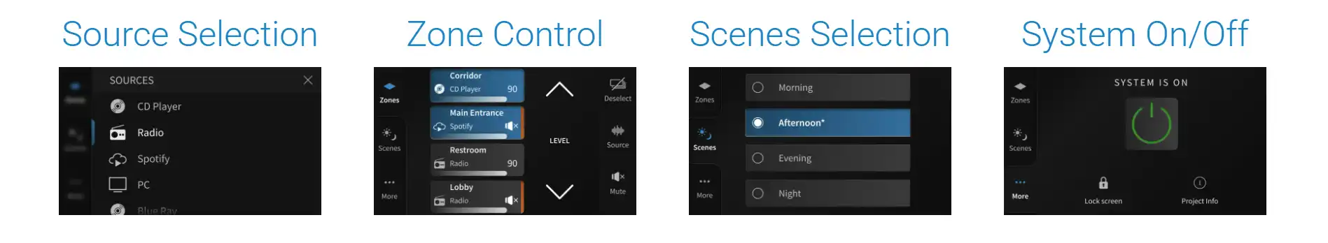 پنل لمسی WM Touch از برند Powersoft، یک کنترل از راه دور هوشمند
