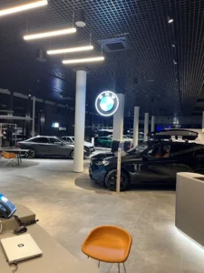 نصب سیستم صوت نمایشگاه خودرو جدید BMW