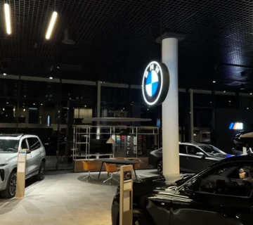 نصب سیستم صوت نمایشگاه خودرو جدید BMW در اسلواکی