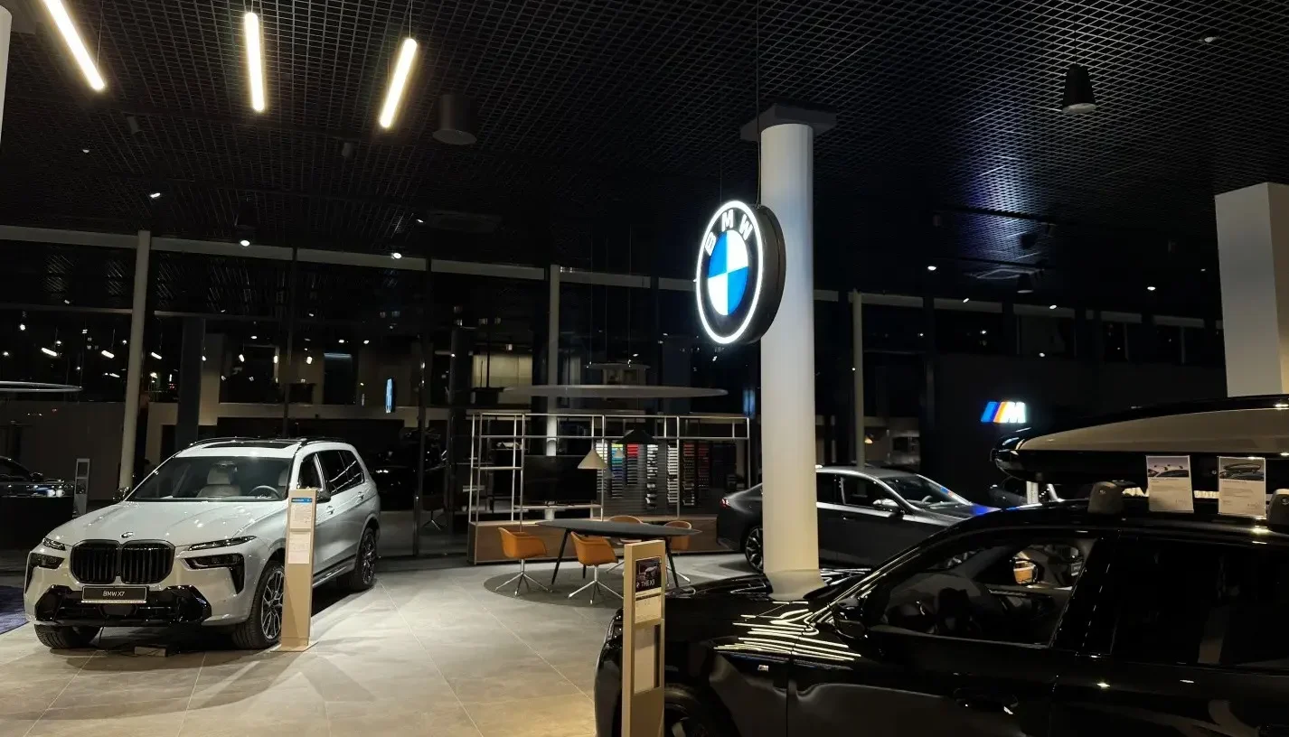 نصب سیستم صوت نمایشگاه خودرو جدید BMW در اسلواکی