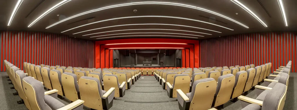 سیستم صوت، نور و تصویر سالن همایش ساختمان ستادی ونک بانک مسکن