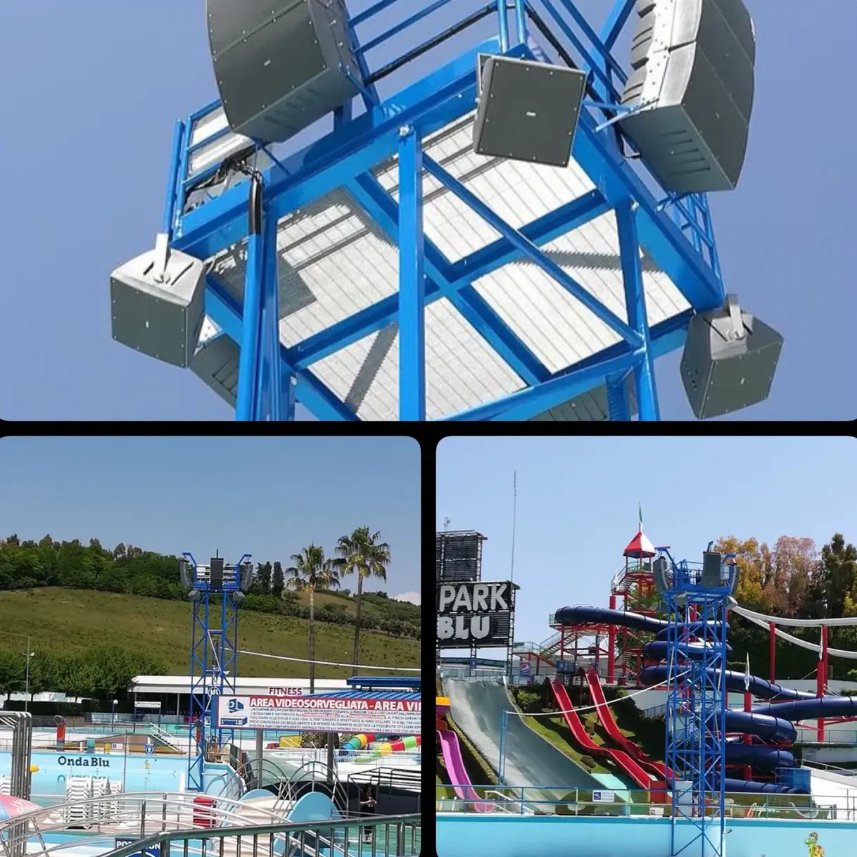 فضای باز / پارک آبی / استخر / شهربازی / پارک