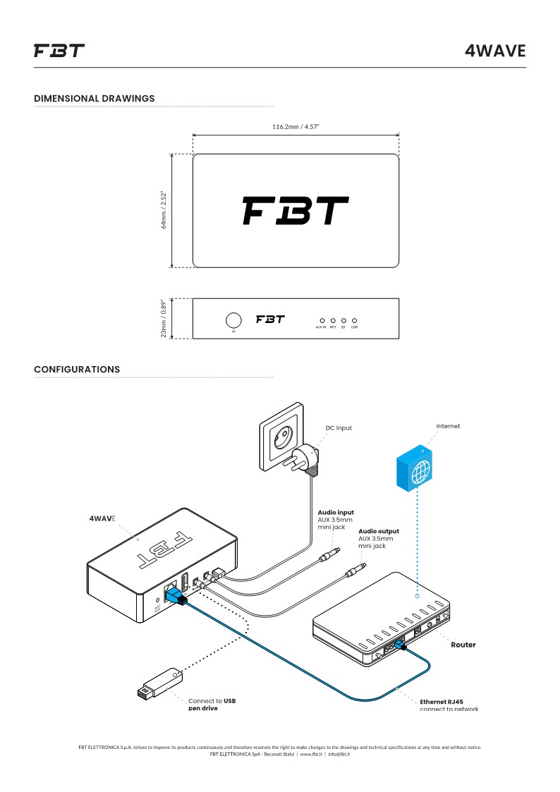 پریامپلیفایر استریمر بیسیم 4WAVE