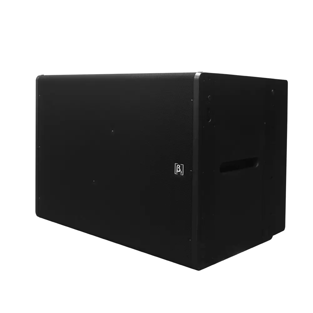 ساب ووفر Beta3 SLA218SP ، Beta Three ، سابووفر اکتیو bass-reflex مجهز به دو درایور ۱۸ اینچی / حداکثر SPL: ۱۳۸ دسیبل حداکثر توان: ۴۸۰۰ وات