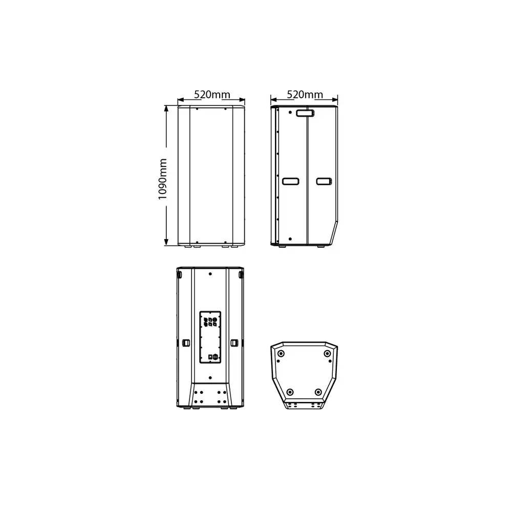 اسپیکر باند اکتیو Beta3 TW215a معرفی اسپیکر اکتیو فول رنج 2×15 اینچ Beta Three TW215a