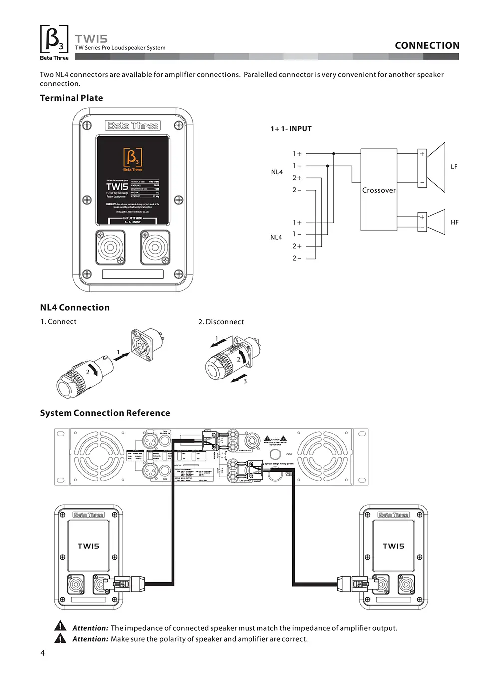 اسپیکر باند اکتیو Beta3 TW15 معرفی اسپیکر حرفهای Beta Three TW15