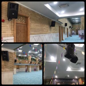 سیستم صوت دسته های عزاداری و حسینیه (چرخ یا گاری مراسم عزاداری) هیئت