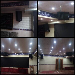 سیستم صوت دسته های عزاداری و حسینیه (چرخ یا گاری مراسم عزاداری) هیئت