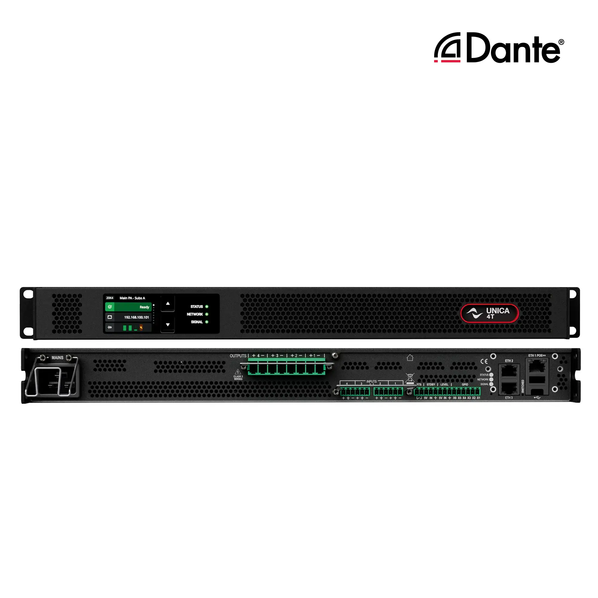 امپلیفایر Powersoft UNICA T 4T 20K4