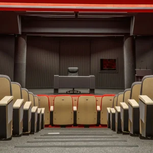 سیستم صوت، نور و تصویر سالن همایش ساختمان ستادی ونک بانک مسکن