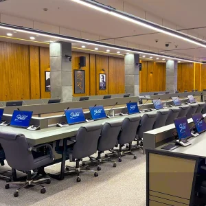 دانشگاه فردوسی مشهد / #سیستم_کنفرانس #کنسول_کنفرانس#اسپیکر_ستونی #صوت_سالن_کنفرانس#تصویر_کنفرانس #میکروفت_رومیزی #نمایندگیbkr_#کنسول_bkr